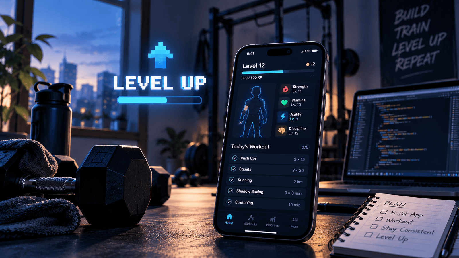 I've Vibe Coded My Own Level-Up Fitness App From Scratch